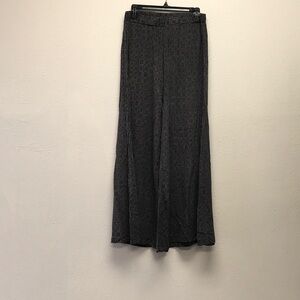 Biya for Johnny Was Silk Gaucho Straight Leg Geometric Printed Pants